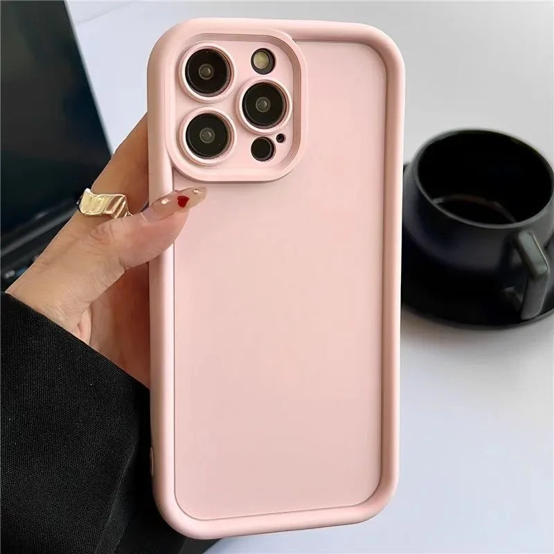 Shockproof Silicone Case for iPhone 11–17