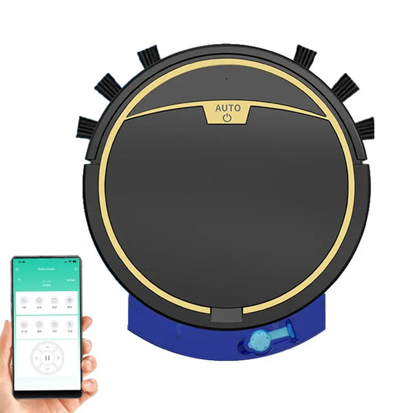 Smart robot vacuum cleaner with automatic app control and 2800PA suction