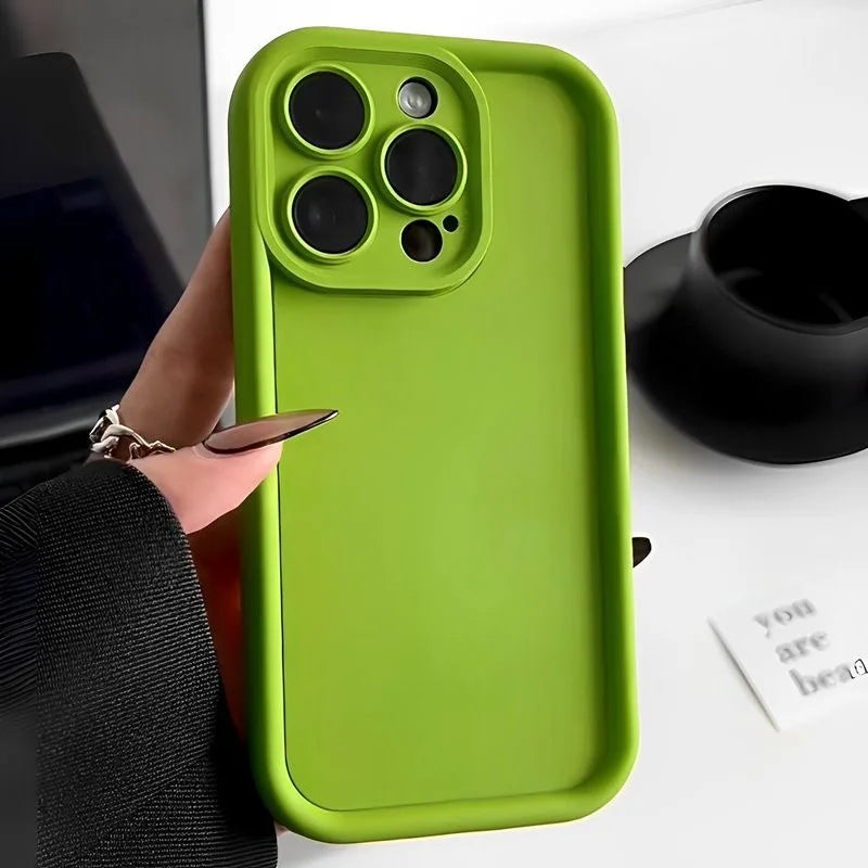 Shockproof Silicone Case for iPhone 11–17