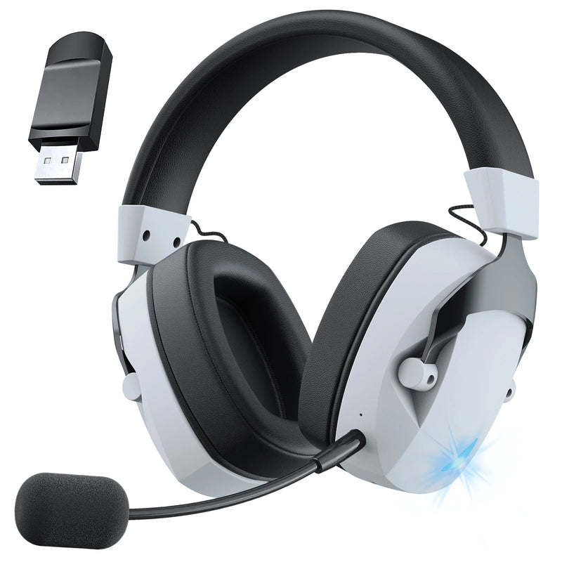 Wireless Gaming Headset – 3 Modes + Detachable Mic