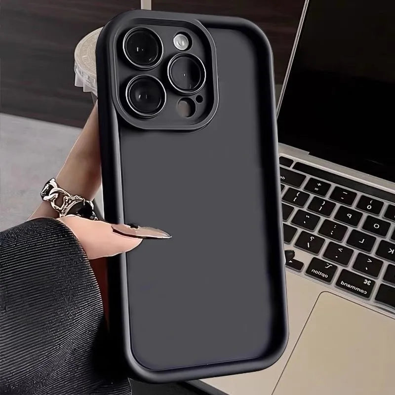 Shockproof Silicone Case for iPhone 11–17