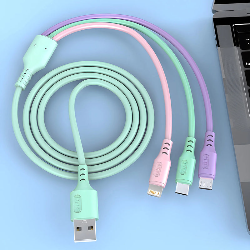 3-in-1 Super Fast Charging Cable