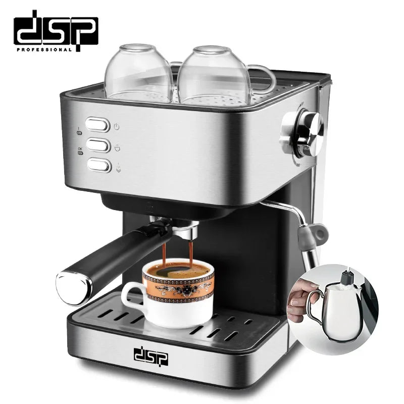 Portable Semi-Automatic Espresso Coffee Machine – Beginner Friendly