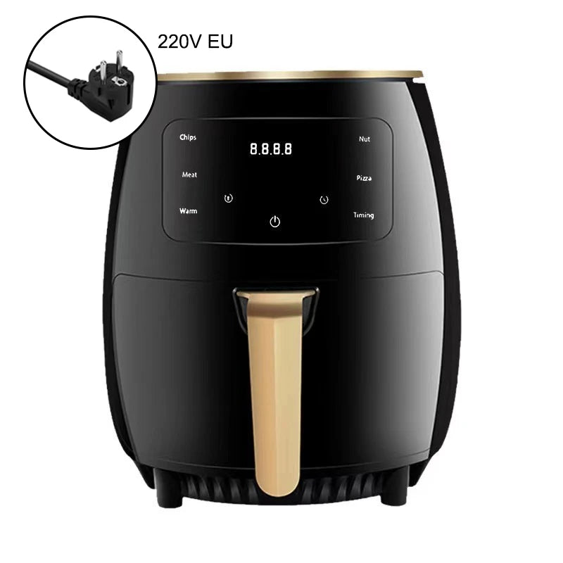 6L Smart Air Fryer – Large Capacity with Touch Screen