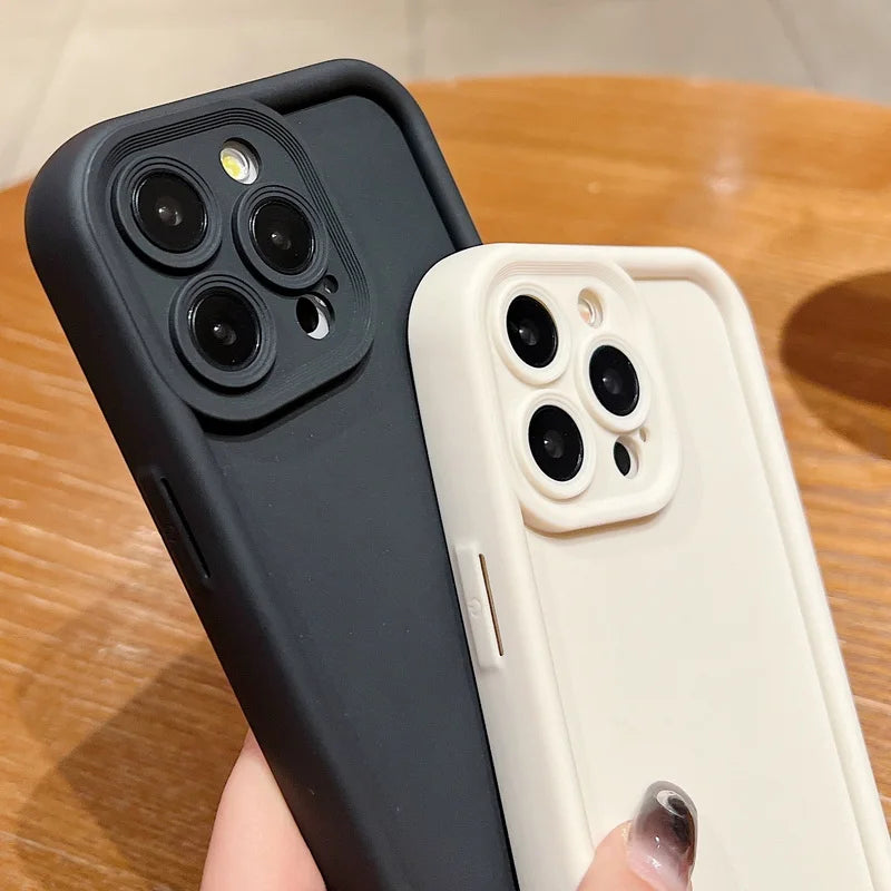 Shockproof Silicone Case for iPhone 11–17