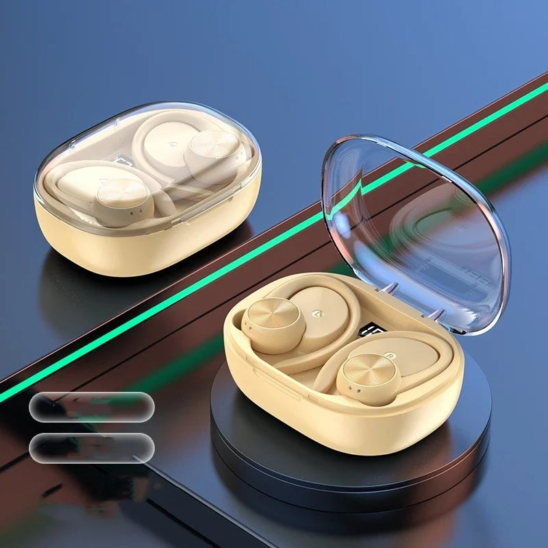 TWS Wireless Earbuds with Ear Hook (HiFi Sound)