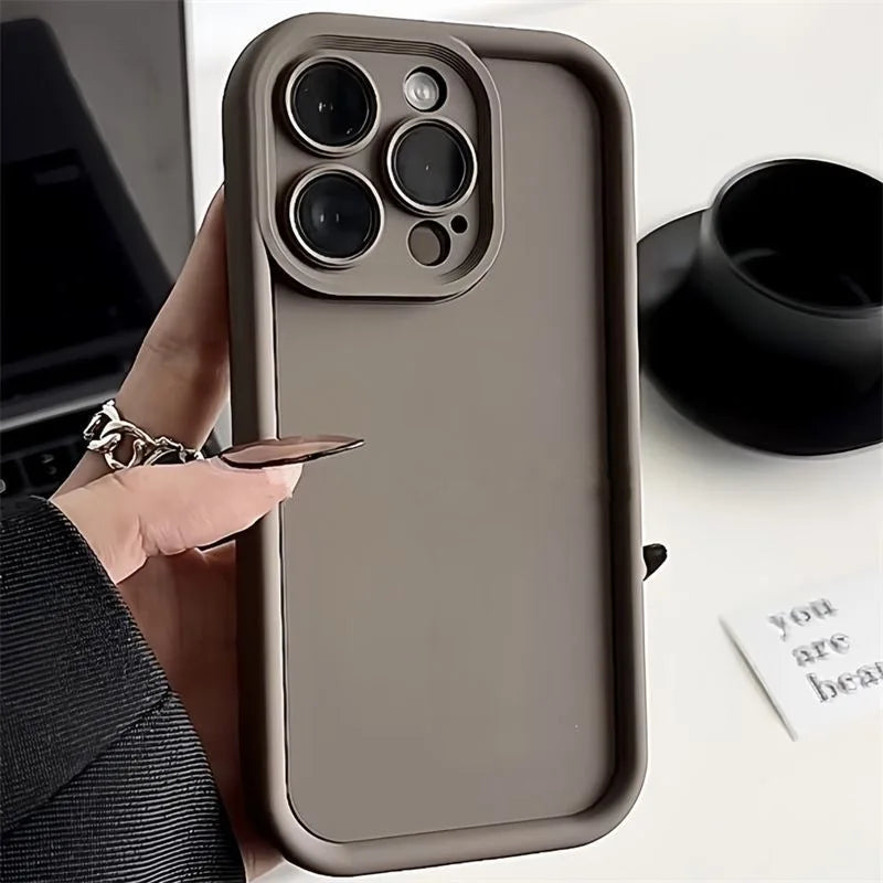Shockproof Silicone Case for iPhone 11–17