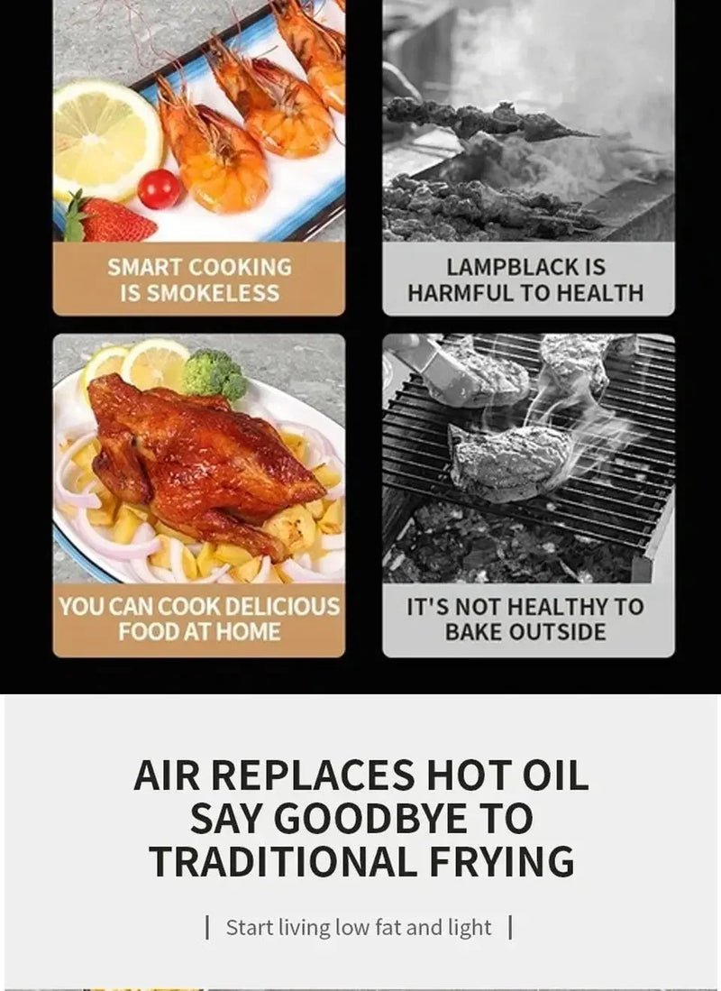 6L Air Fryer – Large Capacity Smart Touch Oven