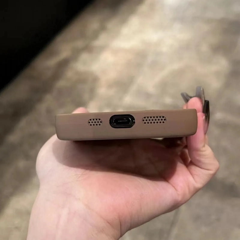 3D Heart Silicone iPhone Case