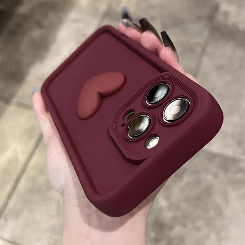 Leather phone case with magnetic closure for iPhone 15 Pro Max