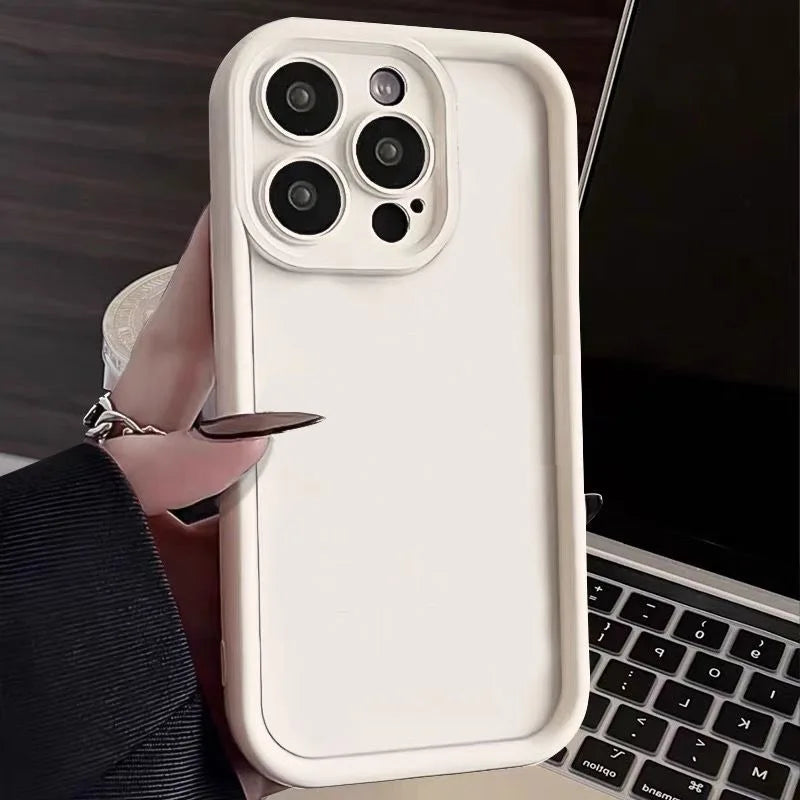 Shockproof Silicone Case for iPhone 11–17