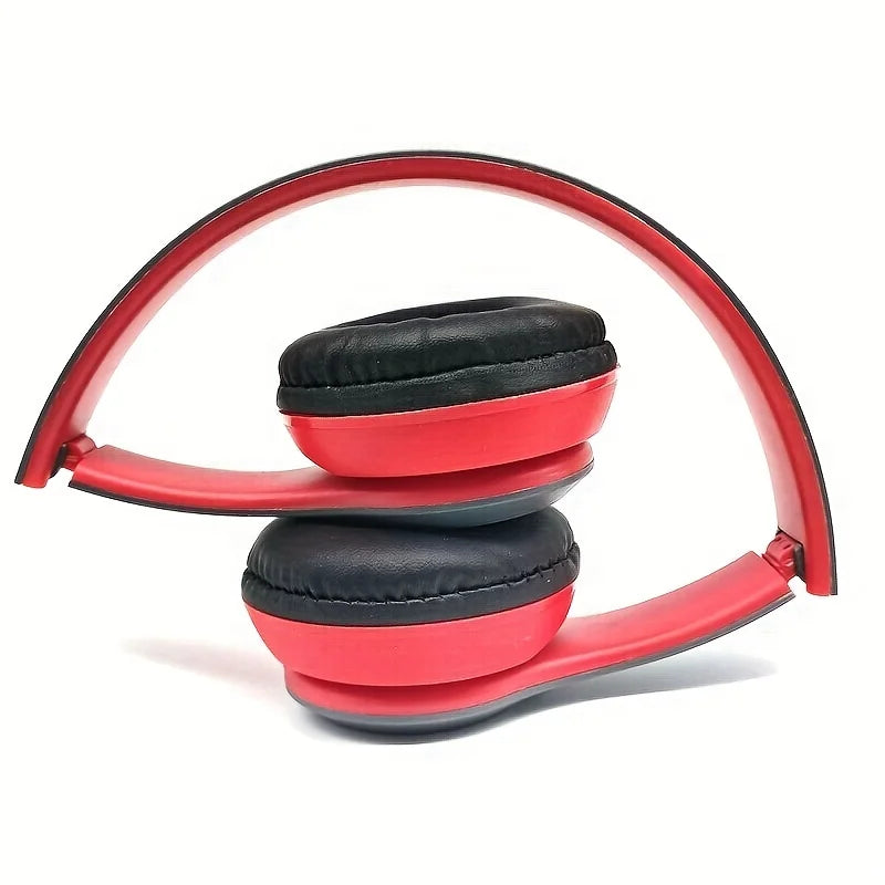 Foldable Bluetooth 5.0 Headphones with Mic & Bass – TF Card Support