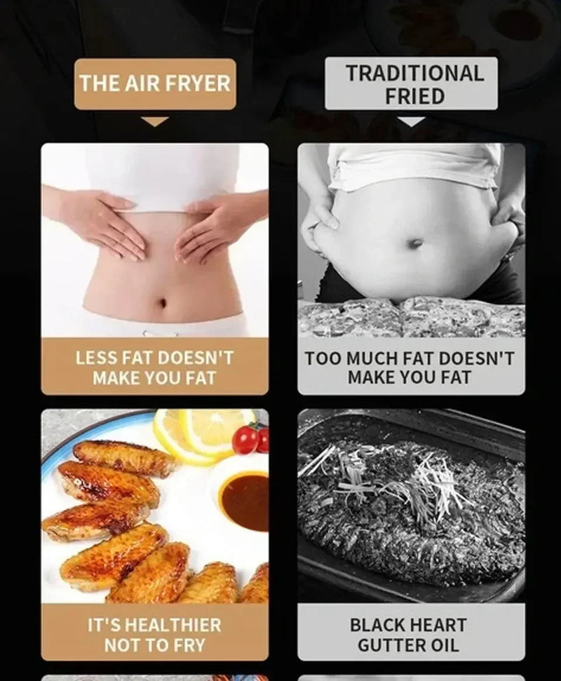 6L Air Fryer – Large Capacity Smart Touch Oven