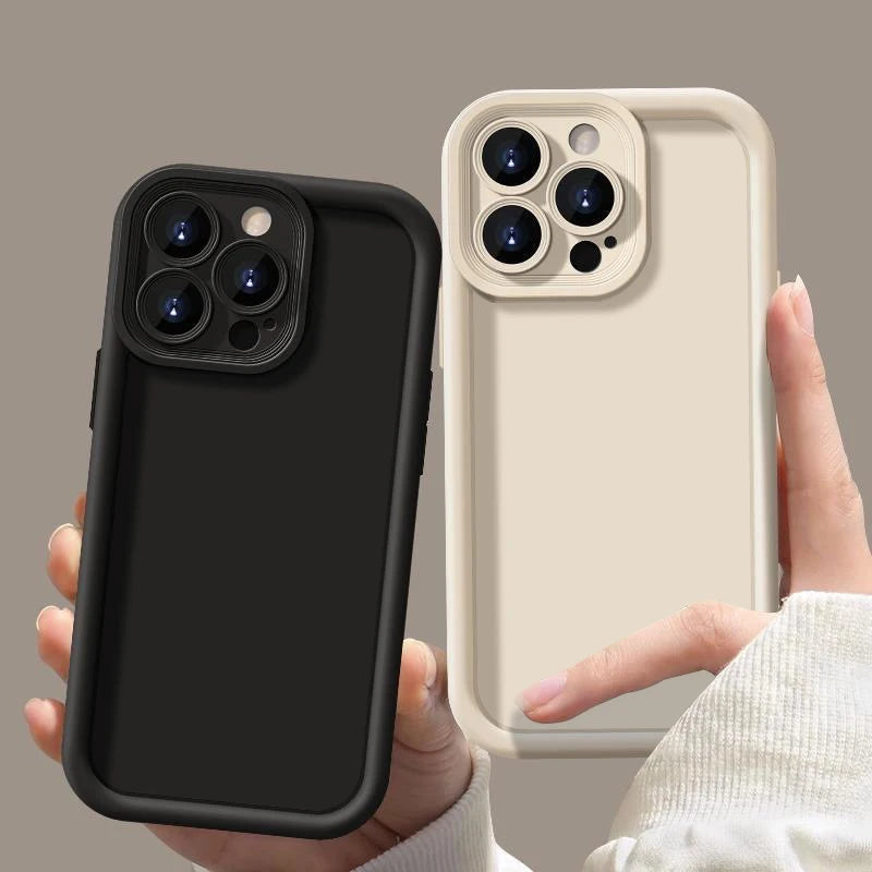 Shockproof Silicone Case for iPhone 11–17