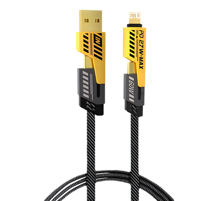 65W 4-in-1 Fast Charging USB-C Cable