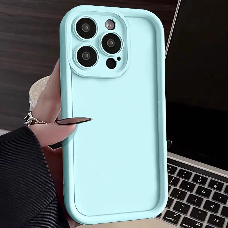 Shockproof Silicone Case for iPhone 11–17