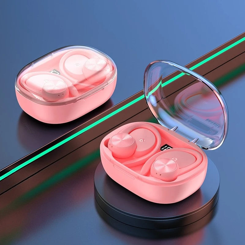 TWS Wireless Earbuds with Ear Hook (HiFi Sound)
