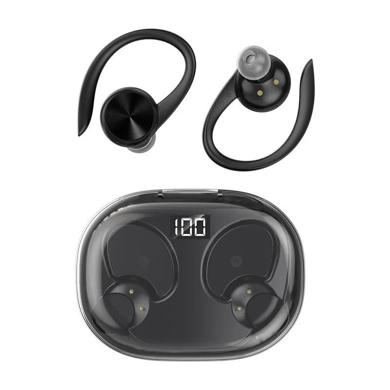 TWS Wireless Earbuds with Ear Hook (HiFi Sound)