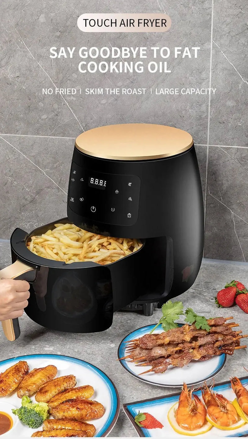 6L Smart Air Fryer – Large Capacity with Touch Screen